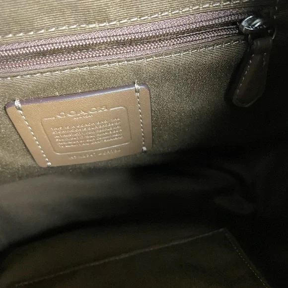 Coach Pace Brown and Tan Women's Backpack - Picture 4 of 10